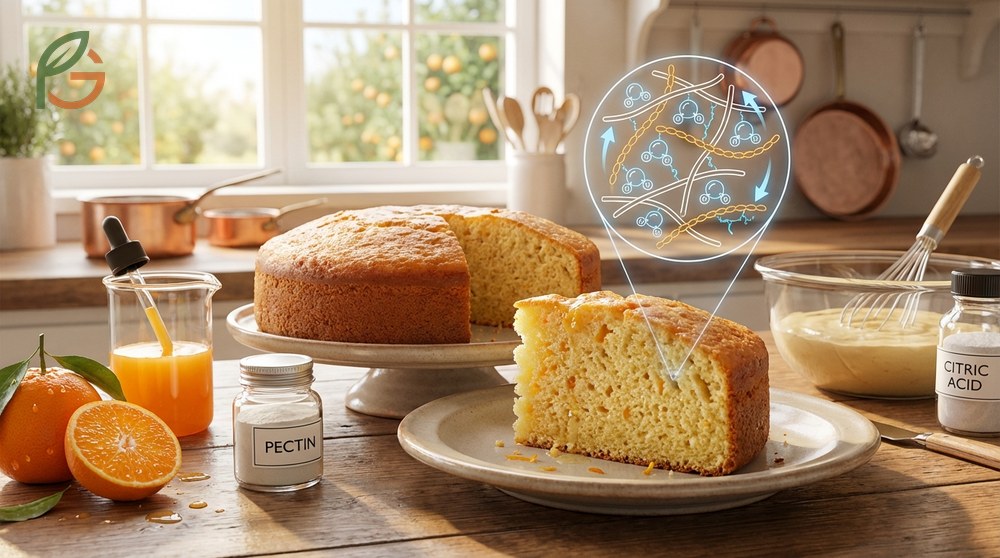 Moist mandarin cake techniques rely on reverse creaming and warm syrup soaks to increase moisture absorption by 20%.