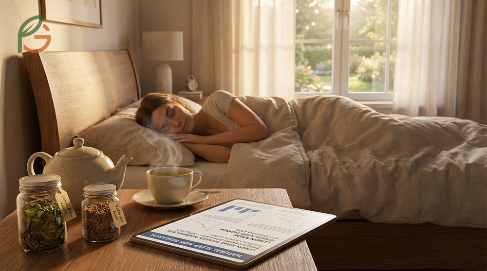 Lemon balm tea benefits act as natural sleep aids reducing insomnia by 42 percent when taken 60 minutes before bed.