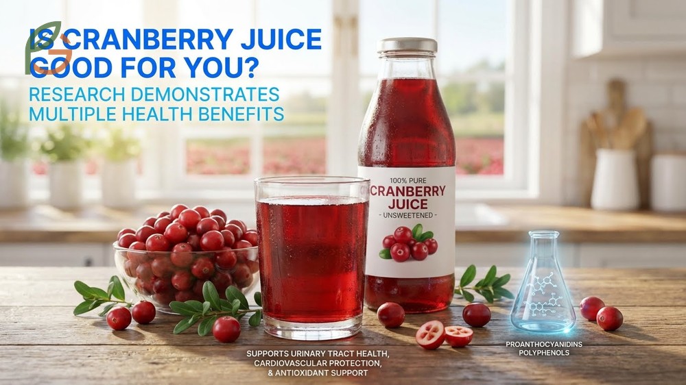 Is cranberry juice good for you providing 26 percent of daily vitamin C and powerful antioxidants per serving.