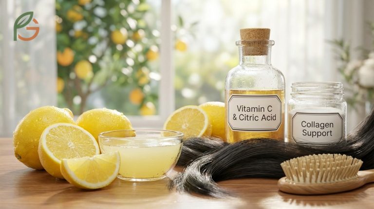Lemon benefits for hair include enhanced shine and 27 percent increased density through vitamin C and citric acid.