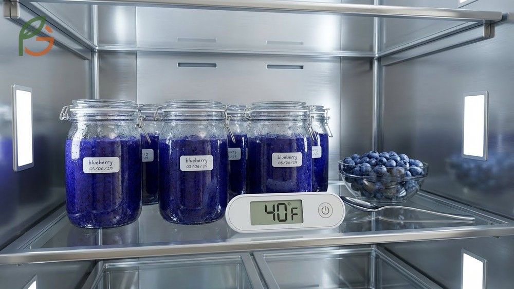 Storing homemade baby food in the refrigerator for 48 hours or freezing in ice cube trays for 1 to 2 months.