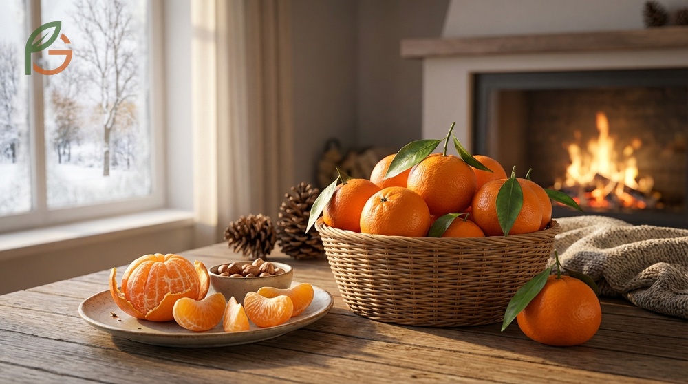 When are tangerines in season covers the winter to spring harvest cycle spanning late fall through early spring.