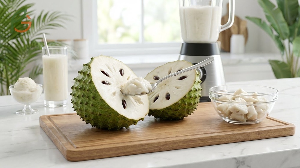 How to eat soursop properly by consuming within 2-3 days of ripening to avoid oxidation and brown spots.