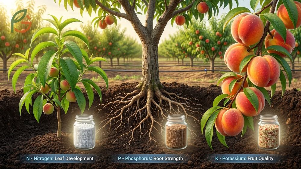 Best fertilizer for peach trees includes balanced 10-10-10 formulas to promote root development and consistent fruit yields.