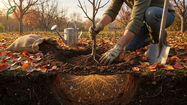 Best time to plant pear trees guide emphasizing late autumn to early spring windows.