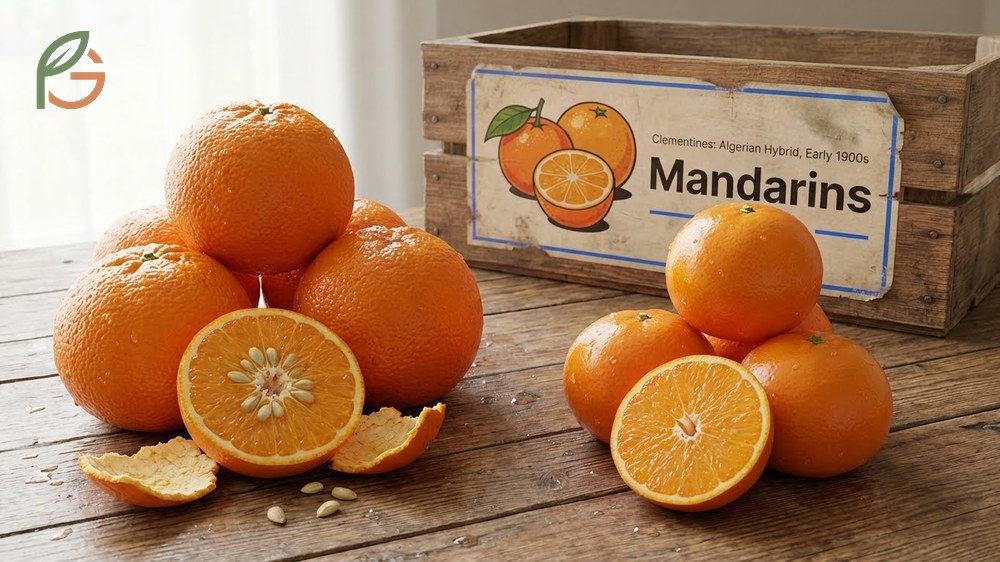 Do clementines have seeds less often than mandarins because they are hybrids bred for the seedless trait.