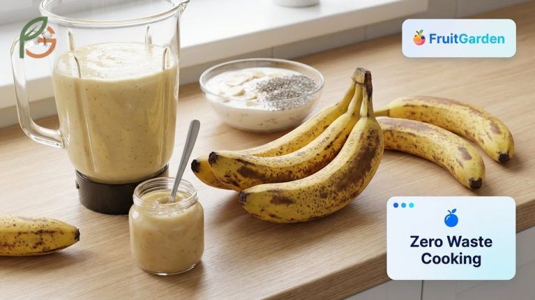 Uses for overripe bananas in creating nutrient dense baby food purees and healthy smoothies.