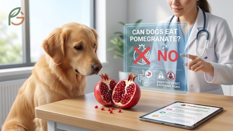 Can dogs eat pomegranate guide detailing safety risks and why vets do not recommend it.