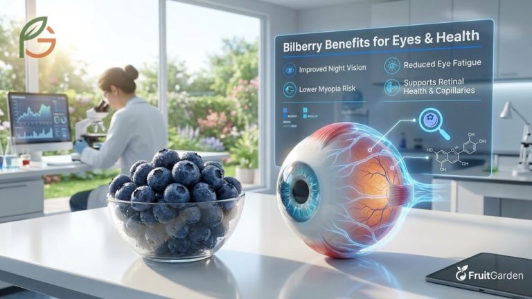 Bilberry benefits for eyes overview covering improved night vision and reduced fatigue from anthocyanin extracts.