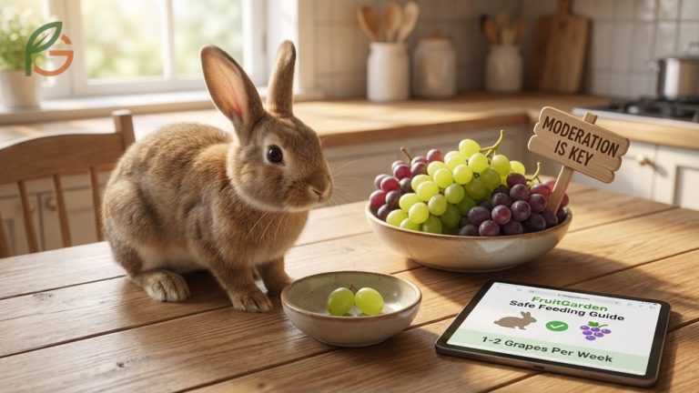 Can rabbits eat grapes guide focusing on moderation and safe feeding practices for small pets.