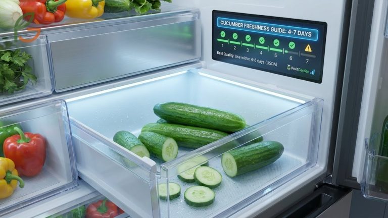 How long do cucumbers last in the fridge guide explains storage times for whole versus cut vegetables.