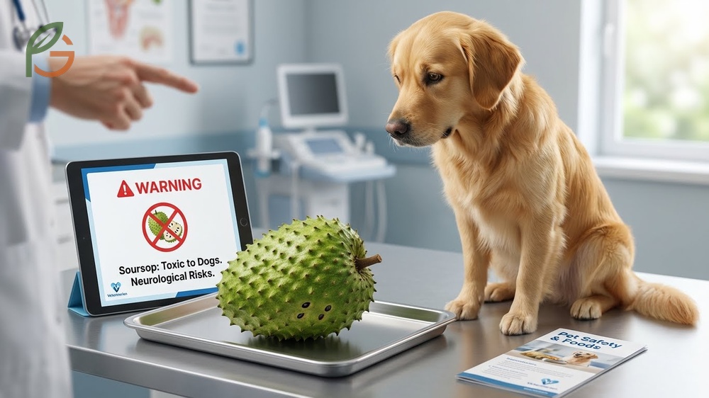 Can dogs eat soursop safety warning about toxic annonaceous acetogenins affecting neurological function in pets.