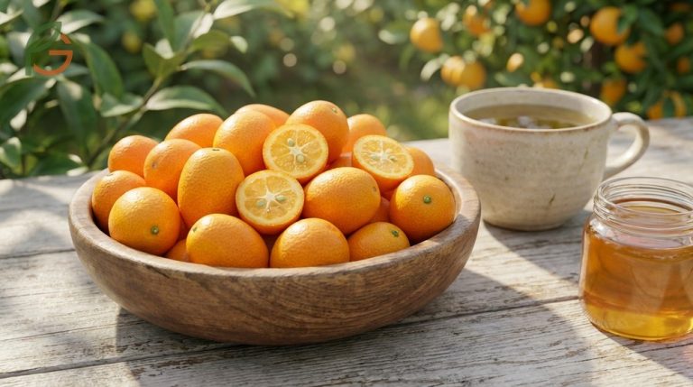 Are kumquats good for you depicted through their rich vitamin C content and immune boosting properties.