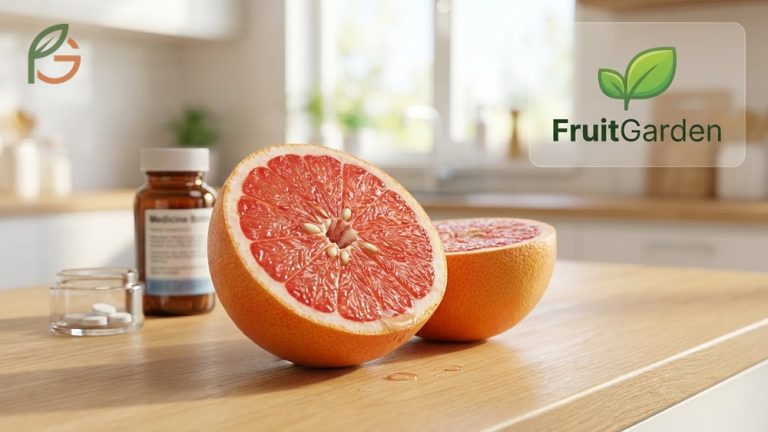 Half a medium grapefruit provides 51% of daily vitamin C requirements and supports immune health.