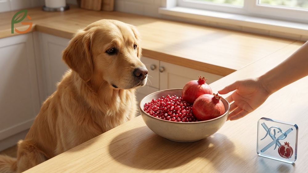 Can dogs eat pomegranate arils safety tips limiting intake to small amounts for large breeds.
