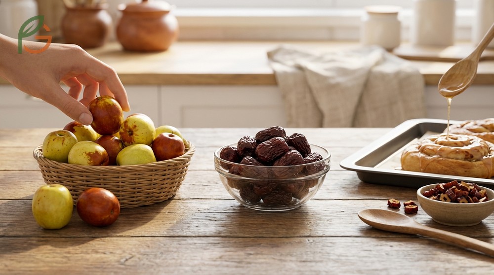 How to use jujube dates involves eating them fresh for a crisp texture or using dried versions in baking and tea for concentrated sweetness and added nutrition.