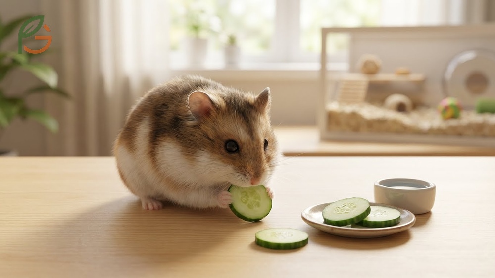 Can hamsters eat cucumbers because they are low in sugar with only 1.67g per 100g serving size.