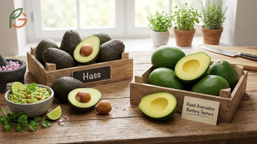 Best avocado varieties for different uses like Hass for creamy guacamole and Fuerte for slicing in salads.