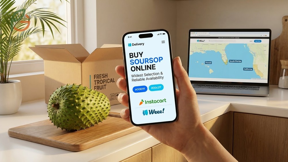 Buy soursop online options listing 14oz frozen pulp packages priced between 4 and 6 dollars at retailers.