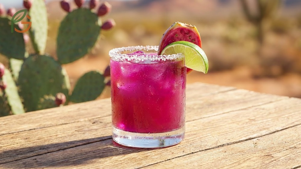 What does prickly pear taste like in a margarita adds a balanced melon sweetness to the tart lime and tequila.