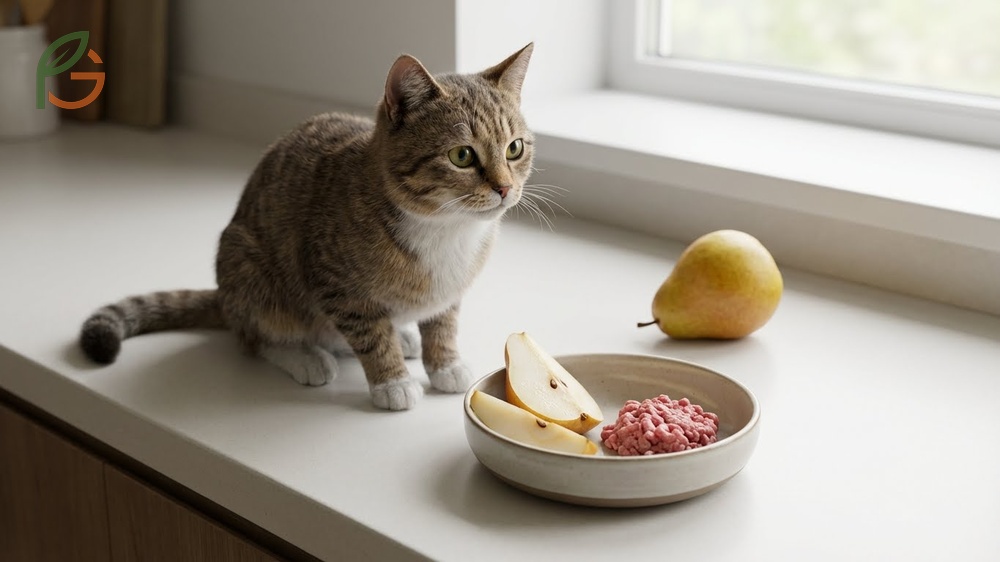 Can cats eat pears analysis highlighting dangers of cyanogenic glycosides in seeds.