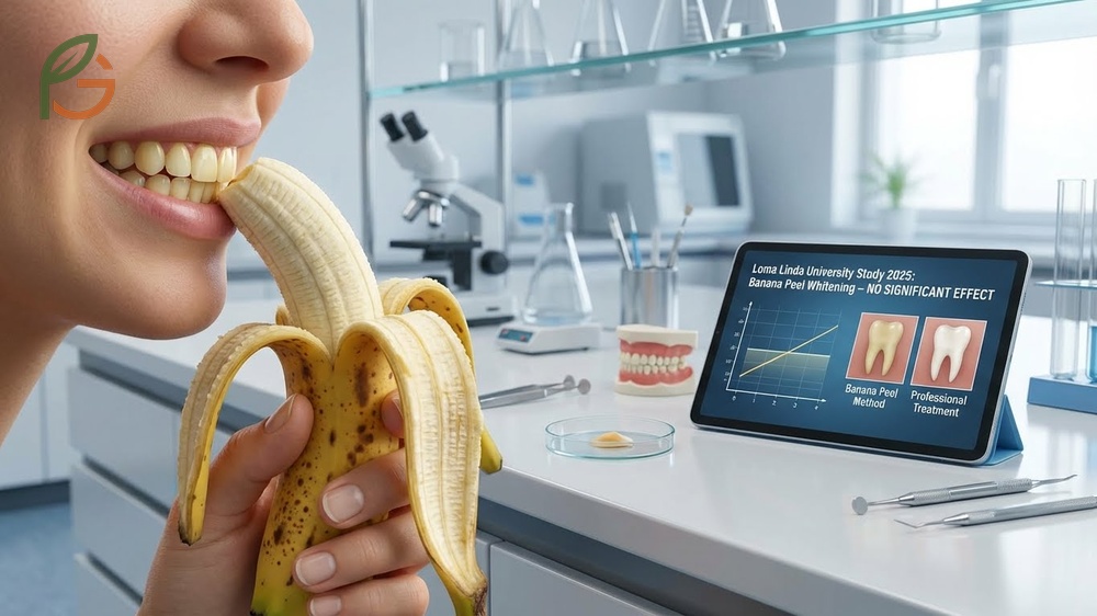 Banana peel for teeth whitening studies indicate rubbing peels on teeth yields no measurable whitening effect.