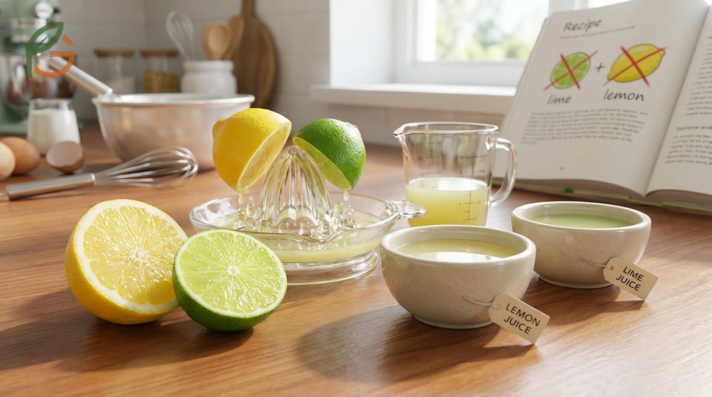 You can substitute lemon juice for lime juice in almost every recipe as one lemon yields about 3 tablespoons of juice.