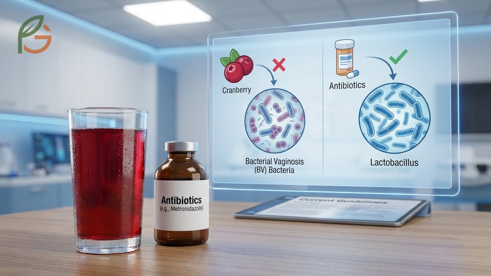 Research shows cranberry juice does not directly treat BV but helps prevent urinary tract infections effectively.