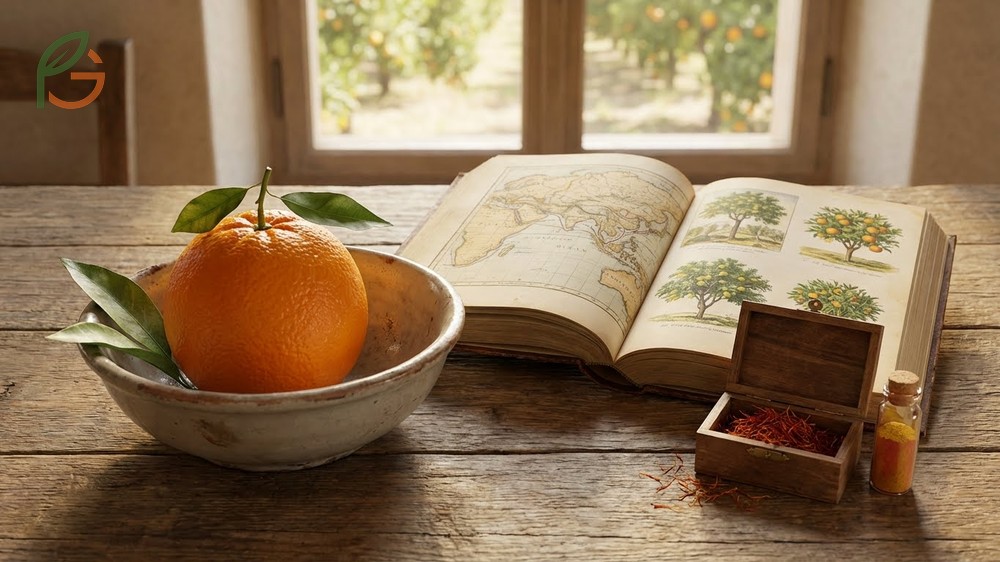 What came first the color orange or the fruit historical explanation revealing the fruit name preceded the color by centuries.