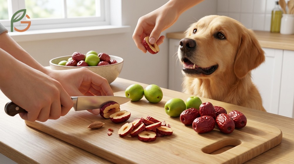 Can dogs eat jujube fruit only after careful preparation involving thorough washing and complete removal of the hard pit and seeds for safety and peace of mind.