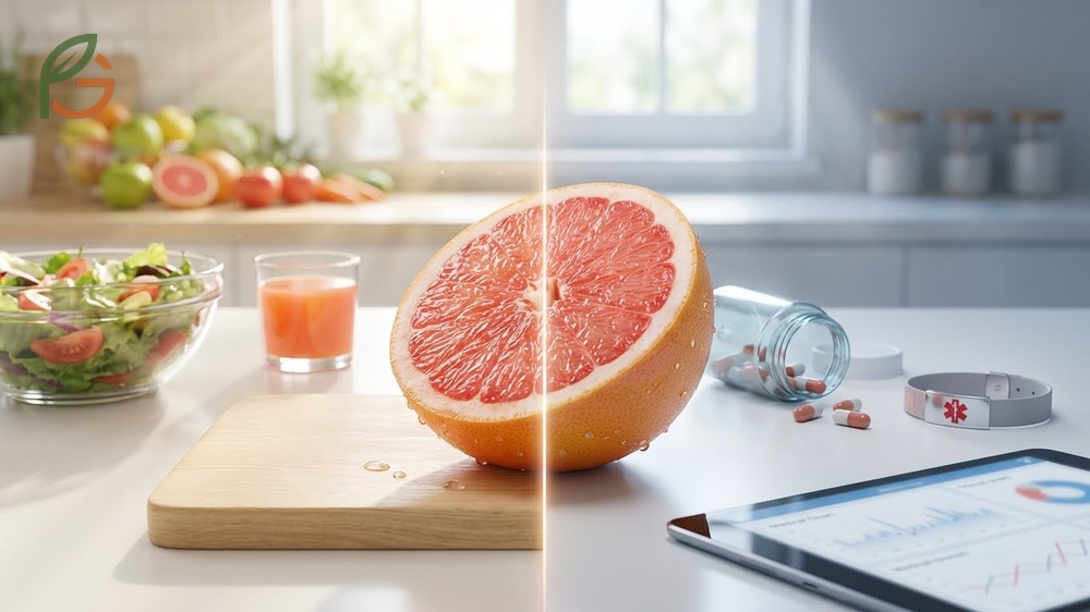 Naringenin in grapefruit may help regulate PKD2 protein to prevent kidney cysts but requires medication awareness.