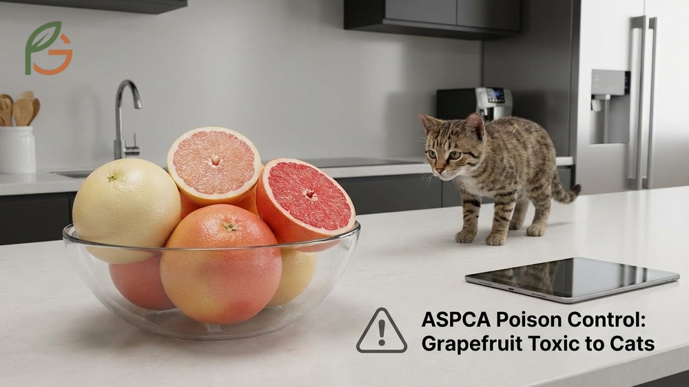 Is grapefruit toxic to cats illustrating dangers of peels seeds and juice for felines of all sizes.