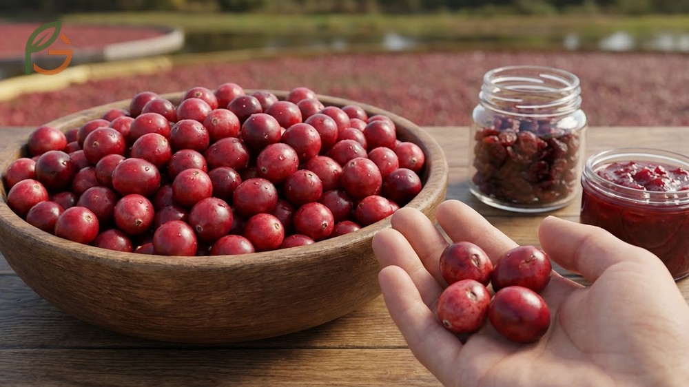 Can you eat raw cranberries safely in portions of one half cup without safety risks.