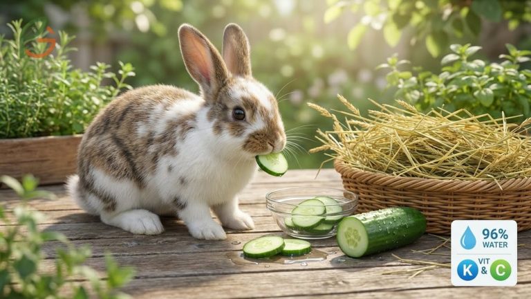Can rabbits eat cucumbers as a hydrating low calorie treat while maintaining a hay based diet.