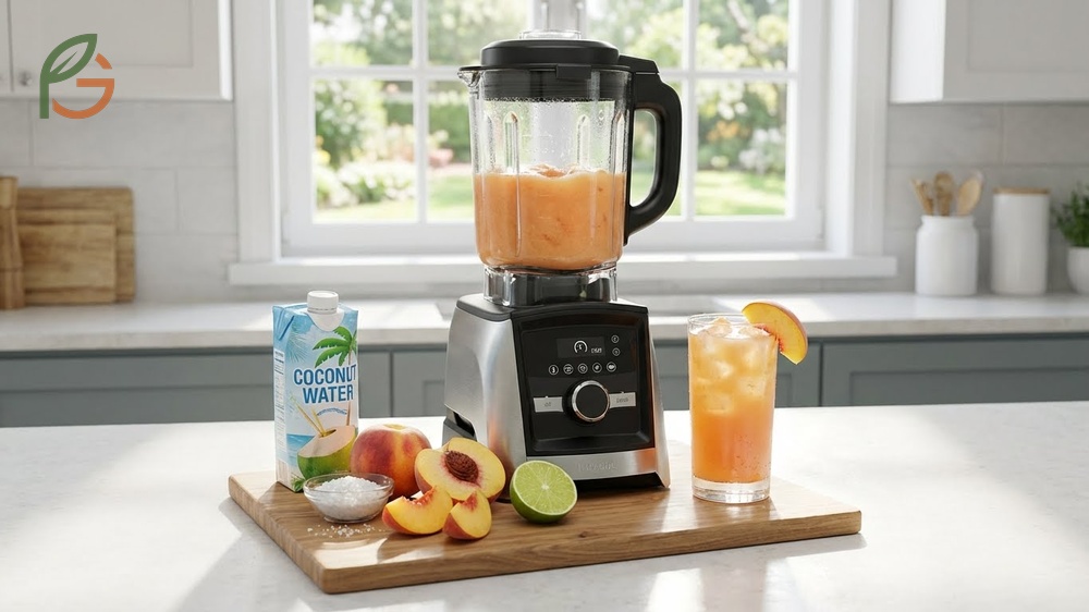 Homemade electrolyte drink peach recipes use coconut water and sea salt to create a natural hydration alternative.