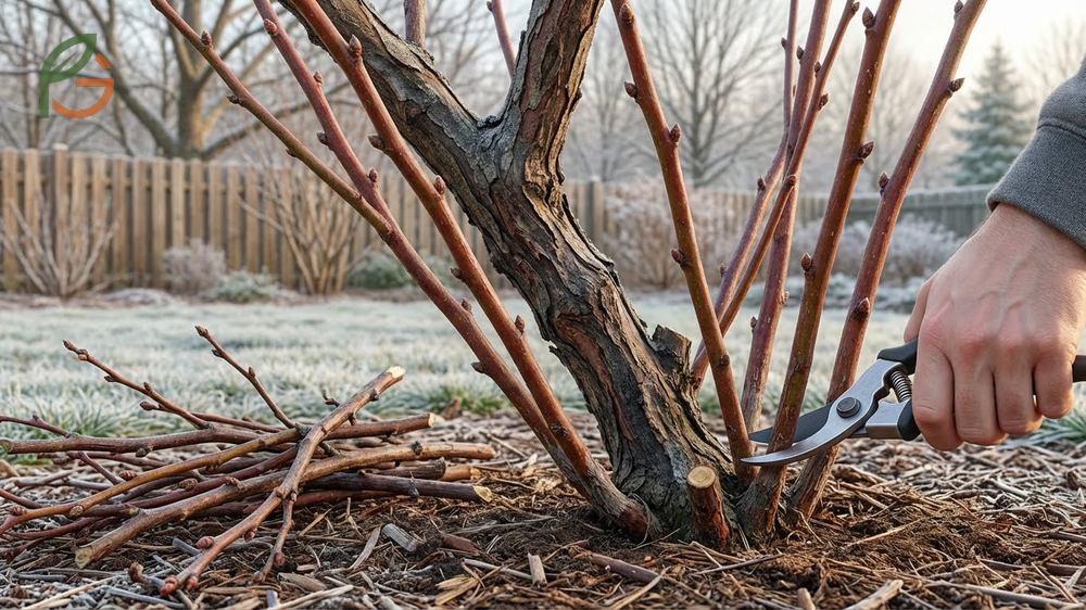 When to prune blueberry bushes strategy for cane renewal by removing 20 percent of oldest stems annually.