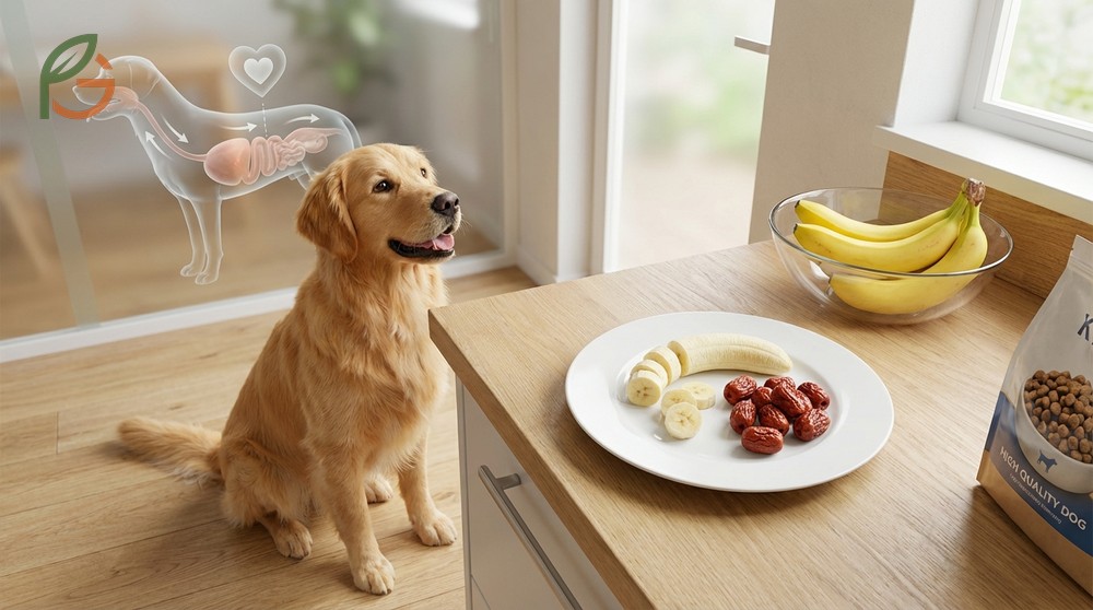 High fiber fruits for dogs like bananas and pears offer safe alternatives to jujube for supporting digestive health without the risk of toxic pits or choking hazards.