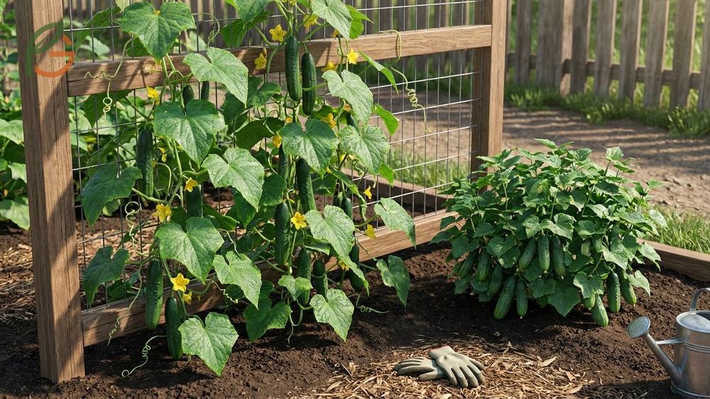 How tall do cucumber plants grow varies with vining types reaching 12 feet while bush varieties stay compact.