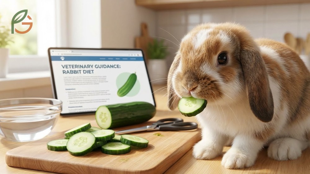 Can rabbits eat cucumber skin which contains more fiber than the flesh and encourages natural chewing.