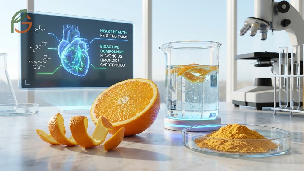 Orange fruit peel benefits are derived from concentrated flavonoids and pectin that support blood sugar regulation.