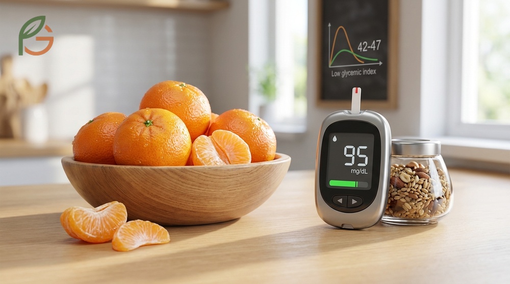 Are tangerines good for diabetics regarding safety and natural sugar content balanced with fiber for stable glucose levels.