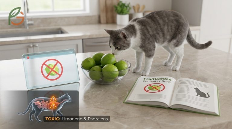 Can cats have lime answered with warnings about toxic limonene and psoralens that lead to serious health complications.
