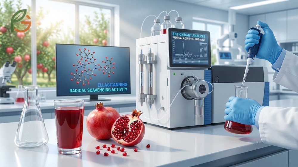 Antioxidants in pomegranate juice with high punicalagin concentration.