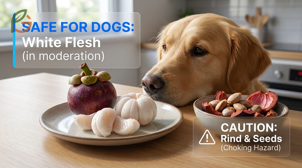 Is mangosteen toxic to dogs inquiry confirms the flesh is safe but warns against feeding to diabetic pets.