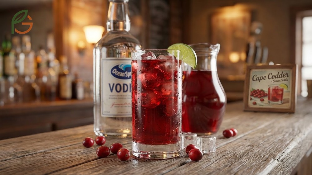 Cocktails with cranberry juice gained popularity in the 1940s with simple two ingredient formulas like the Cape Codder.