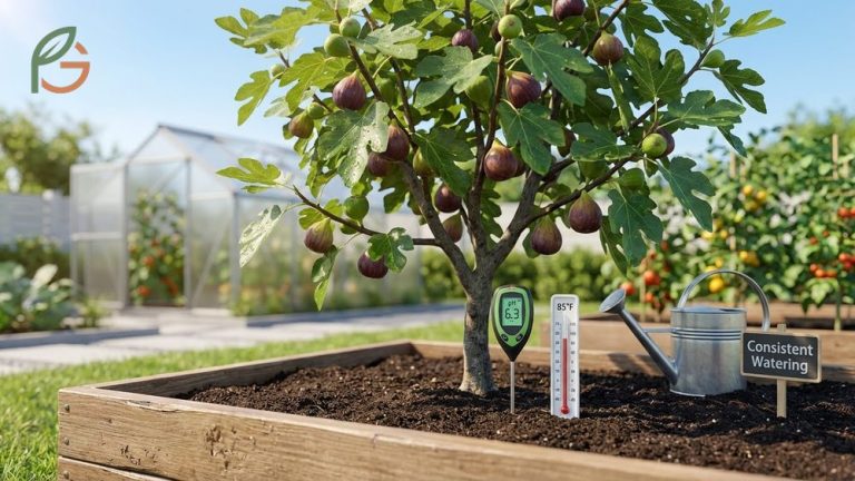 How to grow a fig tree successfully in USDA zones 7-11 with proper sunlight and soil pH management.