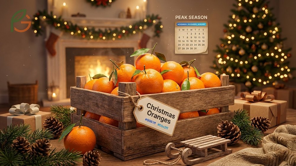 Peak season months for clementines occur from November through January for the best flavor and value.