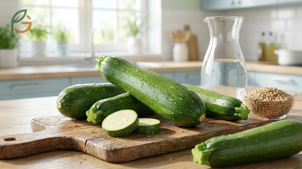 Health benefits of zucchini provide fifteen milligrams of vitamin c and powerful antioxidants.