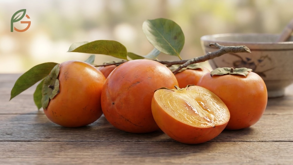 Persimmons are sweet honey-flavored fruits from the Diospyros genus that have been cultivated in China for over two thousand years.